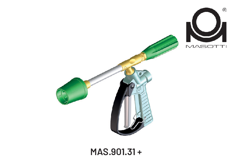 300MM/600MM MASOTTI ART2 HANDLE SPRAY GUNS - Image 4