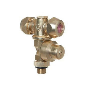DOUBLE ROTATING NOZZLE HOLDER WITH ANTI-DRIP COMPLETELY ASSEMBLED